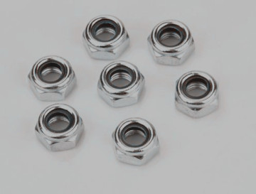High quality 4.8 grade zinc plated self-locking hex nut,nylon hex nut