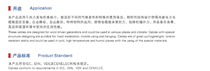 Universal Type Wind Power Cable