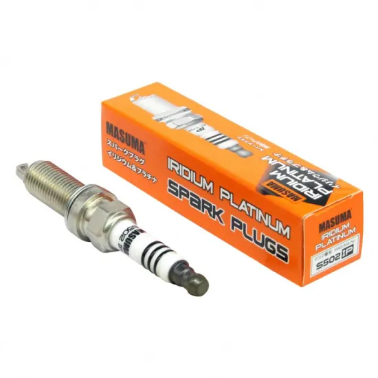 Best Bujias Spark Plugs S502IP MASUMA Fit for NGK Iridium Platinum SC16HR11/ILKAR7-B11 Car Parts