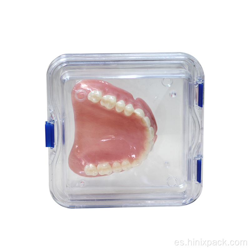 Caja de membranas de membrana de chapa de la corona dental de plástico