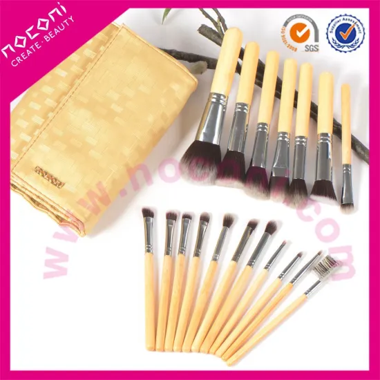 Noconi wooden professional makeup brushes manufacturers china