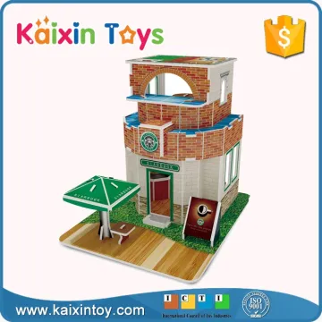 10276562 Coffee Shop Design Brain Teaser 3D Children Puzzle Games