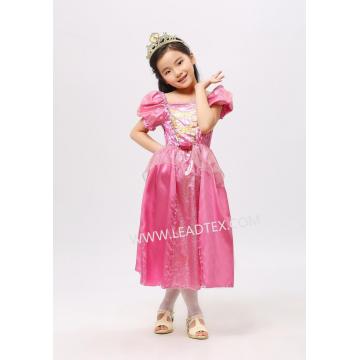 Robe de princesse filles avec diadème pour la fête