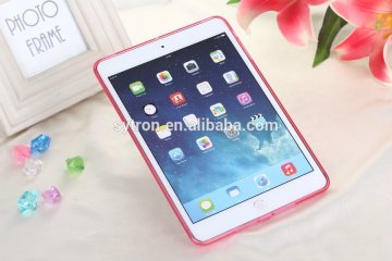 Hot sale soft dustproof urtlathin transparent Tpu pretective case for ipad mini4 ipad pro