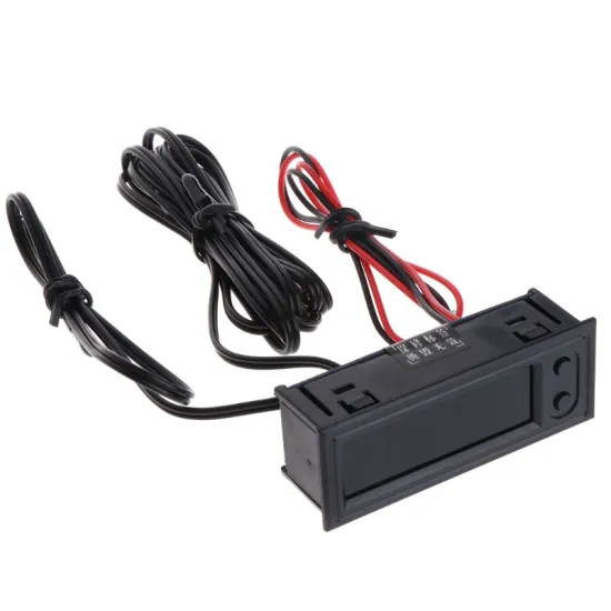 2019 New DIY Multifunction Clock Car Temperature Battery Voltage Monitor Voltmeter DC 12V Measurement Analysis Instruments