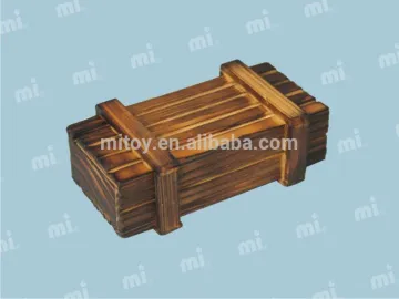Wooden puzzle box
