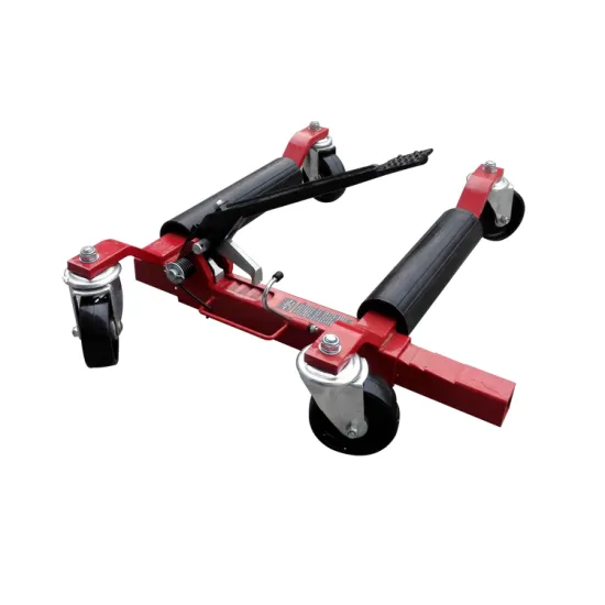 Moveable storage auto wheel dolly stand