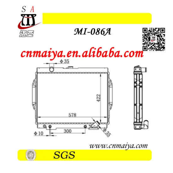 special price for pajero v31 car radiator