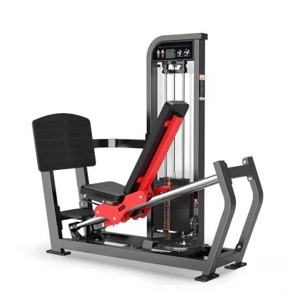 Commercial Gym Equipment: Explore Top Seated Leg Press Machines with Adjustable Weight Stack Pin Load Selection