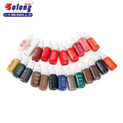 Solong tattoo superior eyebrow tattoo ink eyebrow microblading ink set