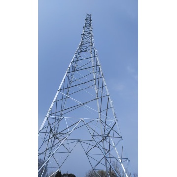 ໃສ່ການເຊື່ອມຕໍ່ຮອບ Conial Galvanized Telecommunication Towers ສໍາລັບການກະຈາຍສຽງ