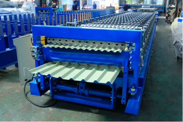 Double Layer Roof Automatic Tile Roll Machine