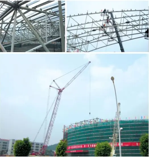 Metal and steel exhibition hall for Sports Center