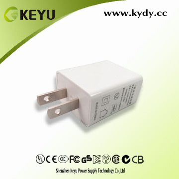 Popular usb travel charger for smart phones 5V 1A cell phone charger