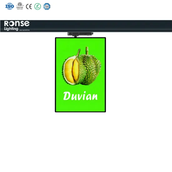 RONSE Wholesale Modern Indoor LED Track Light Advertising Panel