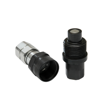 ISO 16028 Steel Flat Face Hydraulic Quick Coupler for Air in Restaurants and Printing Shops