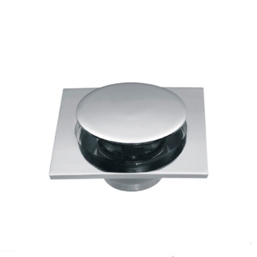 ฝักบัวสแตนเลสทรงสี่เหลี่ยม Pop up Floor Drain พร้อมที่กรองแบบถอดได้