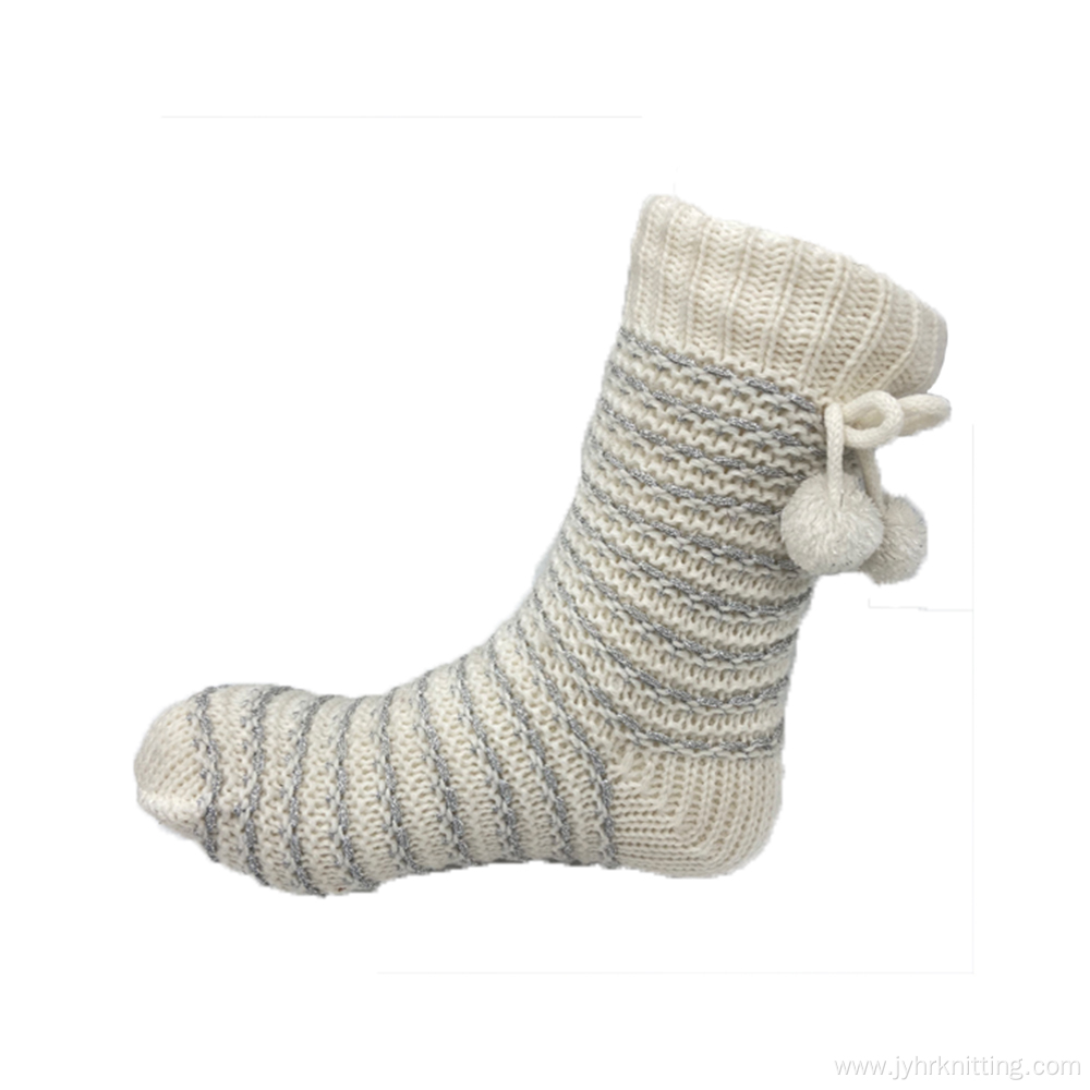 Winter Home Slipper Socks With Sole For Adults