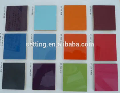 Bedroom Furniture Type and Wardrobe Specific Use Color Painted MDF UV Board