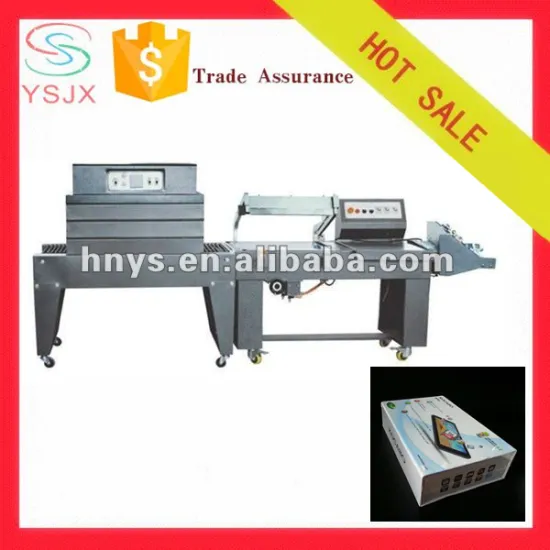 China manufacturer heat shrink pe film wrapping machine