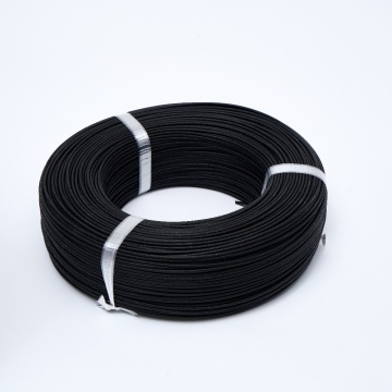 UL 3122 20# arame de borracha de silicone preto