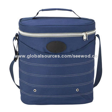 Oval Cooler Bag, Made of 600D Polyester