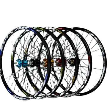 MTB Mountain Bike Sealed Bearing Hub Wheel Set with Disc Brake Rim - Alloy Wheels for 26, 27.5, and 29 inch Bicycles - High-Strength Mountain Bike Wheels