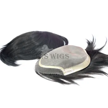 Men's Toupee Top Quality Virgin Remy Hair Human Hair