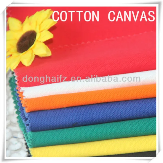 100% cotton for shoes canvas fabric wholesale