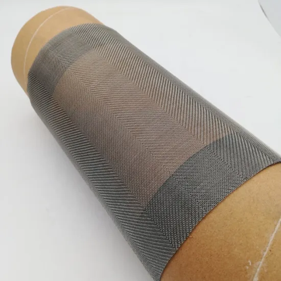 60 Mesh Gr1 Gr2 Pure Titanium Woven Wire Filter Screen