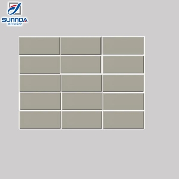 cheap shallow brown color subway tiles 75x150mm produced in China with Dubai price