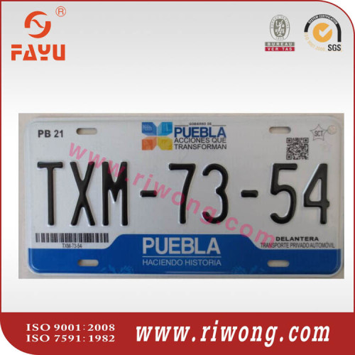 china car number plate with car number plate embossing machine