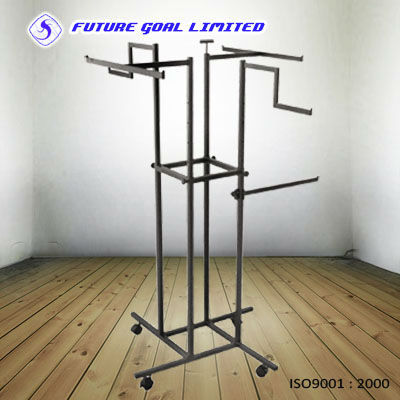 4 Way Clothes Display rack / Four Arm Display Stand