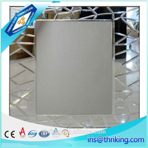 One way glass salon wall mirrors, mirror square meter price