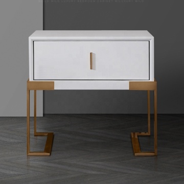 Nordic Style Italian Luxury Modern Minimalist Bedroom Corner Cabinet