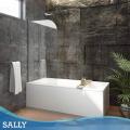 Sally Bathtub Shower Screen Door 5mm Tempered Glass