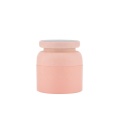 Korean pink acrylic cosmetic jars