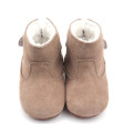 Suede Leather Fur Unisex Winter Baby Boots