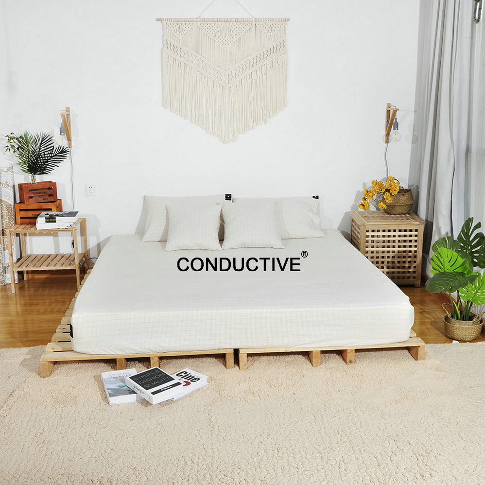 Conductive Earth Bed fitted Sheet