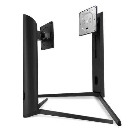 Adjustable Monitor Stand: Computer Aluminium V-shape Base Rotate Tilt Desk Stand Support Riser