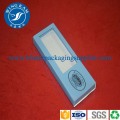Lusury Small Bright Blue Paper Packaging avec revêtement de vernis brillant