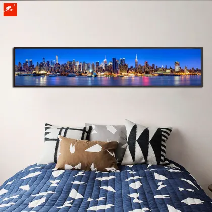 Large Size Seaside Urban Decoration Canvas Oil Painting