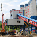 HZS60 stationary low cost concrete batching plant