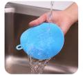 Round Shape Scrubber Silicone Handduk