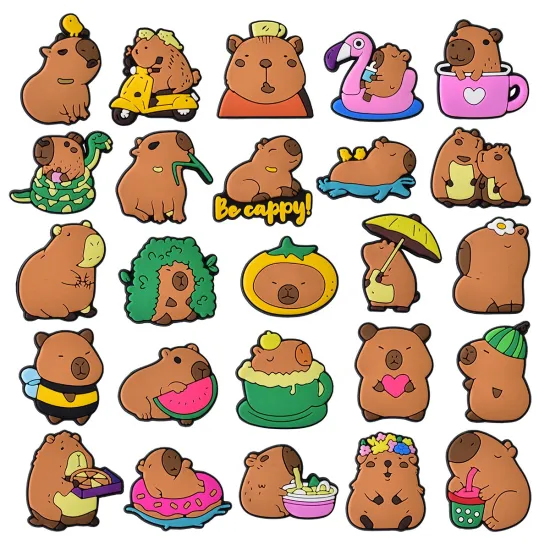Capybara Decorative Shoes Charm for Children