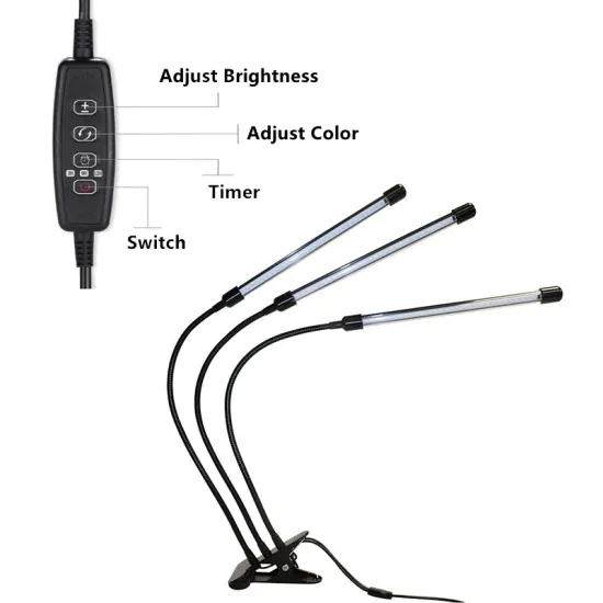 Hottest clamp-on led grow light fixture 30W