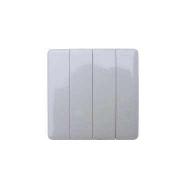 UK 4 Gang 1 Way Switch Socket for Home