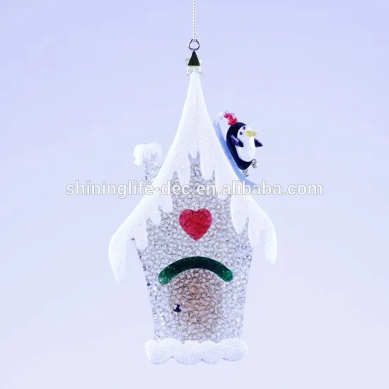 new style Penguin House Christmas decoration