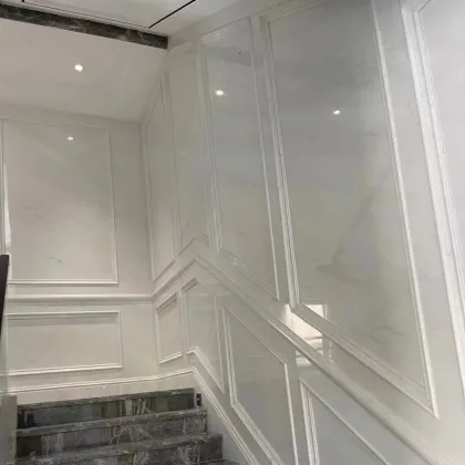 Newstar Aristone White Marble Slab Flooring - Natural Polished Eastern White Marble for Kitchen and Bathroom