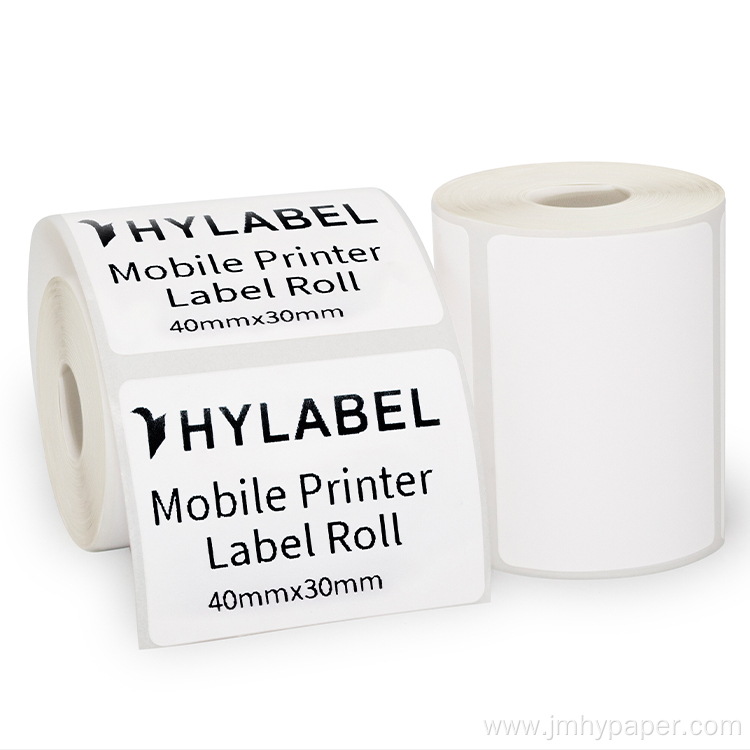 Blank portable bluetooth mini barcode printer sticker labels